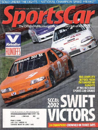 SPORTS CAR 2002 DEC - VALVOLINE RUNOFFS, SOLO UNDER THE LIGHTS